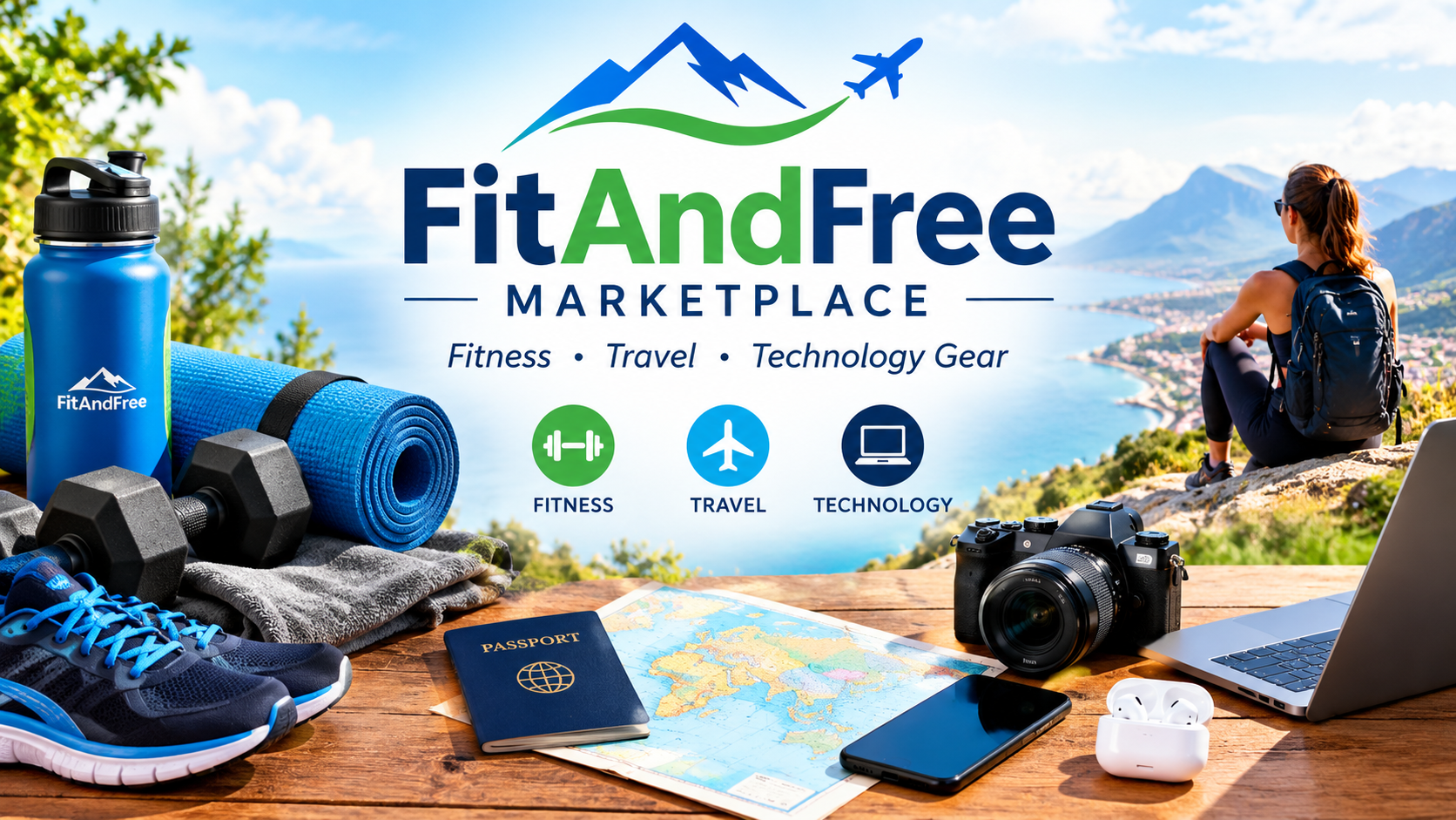 FitAndFree Marketplace fitness, travel and technology gear