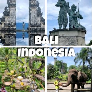 Beautiful tropical landscape in Bali Indonesia
