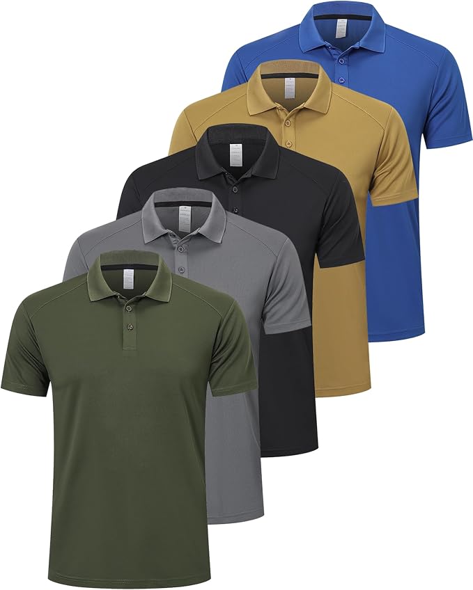 Athletic polo shirts for active lifestyles, travel, and casual wear