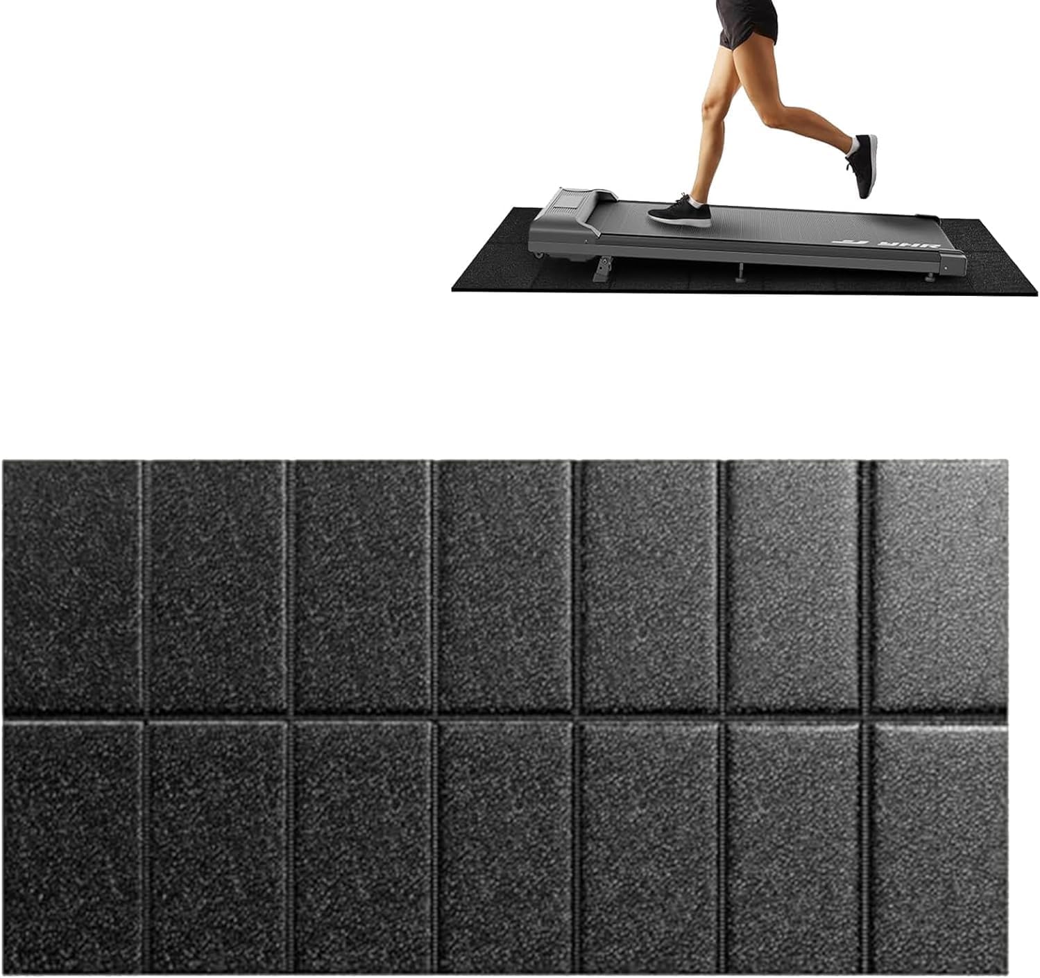 Treadmill mat for home cardio equipment