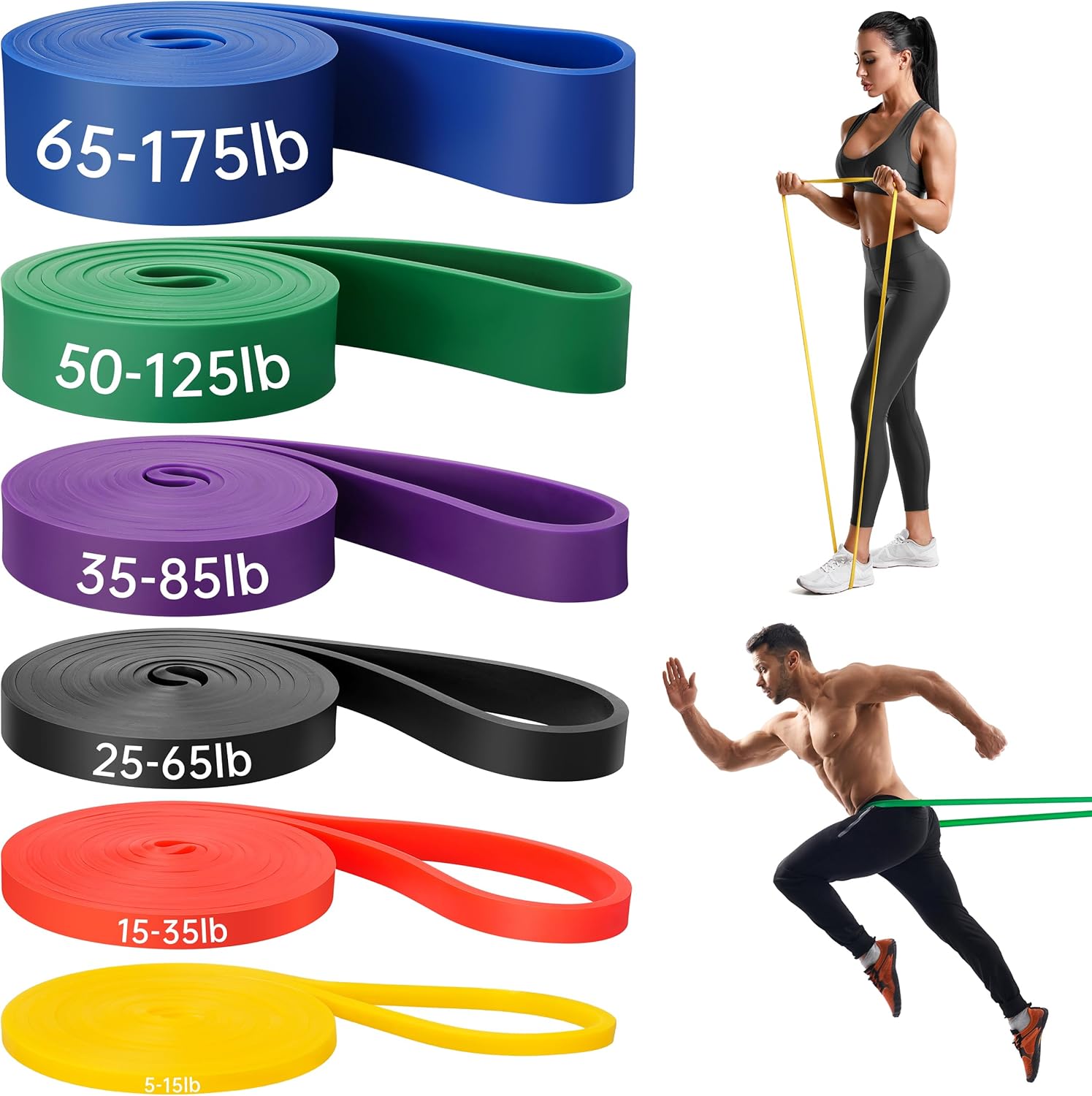 Resistance bands for home and travel workouts