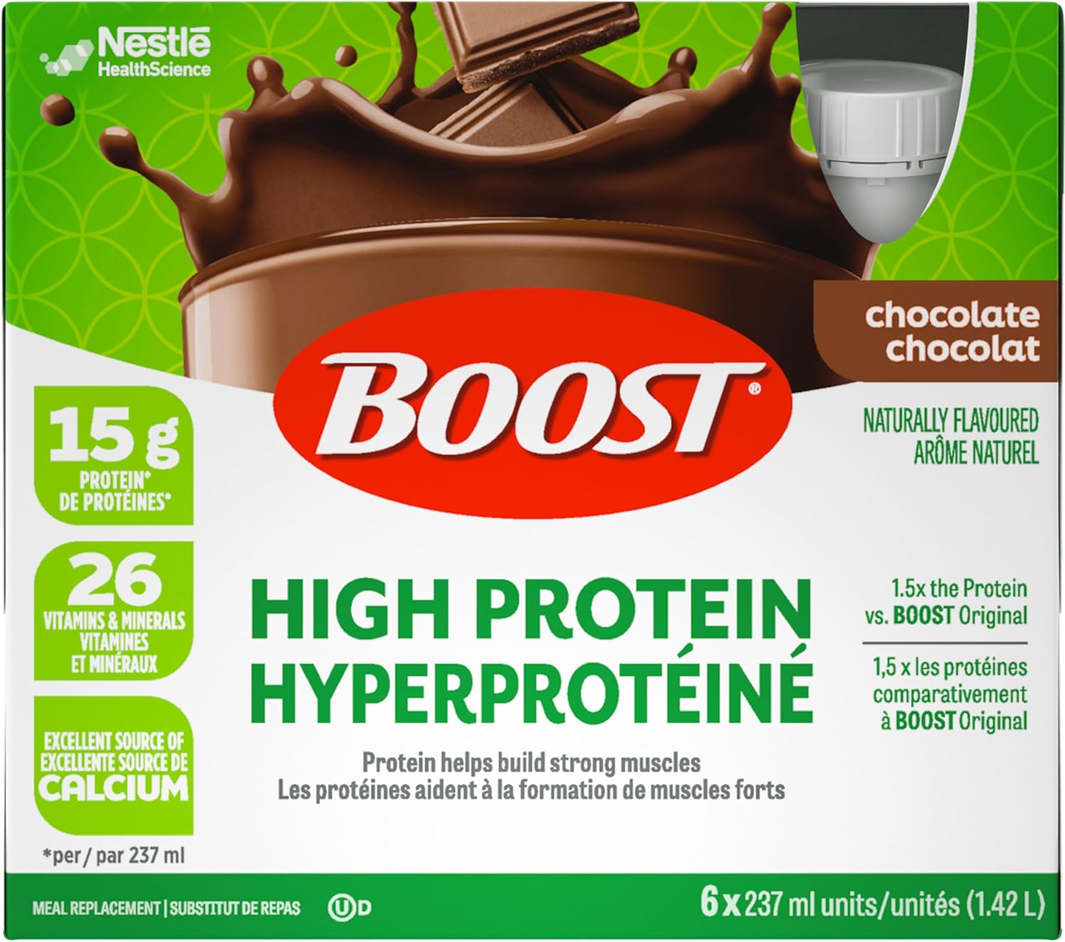 Packaged meal replacement shake products